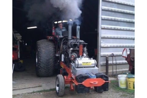 Hoe Handle Tractor Pulling
